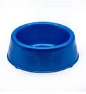 Comedouro Perolizado Luxo Azul para Cães e Gatos Pet Injet
