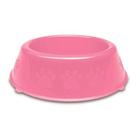Comedouro Perolizado Luxo Filhote Pet Injet 300 Ml - Rosa