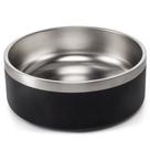 Comedouro Pet Aço Inox Antiderrapante 946ml Madog Preto
