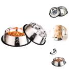 Comedouro Pet Bebedouro 150ml Bowl em Aço inox Pote Dog 15cm