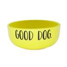 Comedouro Pet Injet Cerâmica Good Dog Amarelo para Cães - 700ml