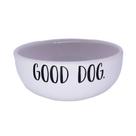 Comedouro Pet Injet Cerâmica Good Dog Cinza para Cães - 390ml