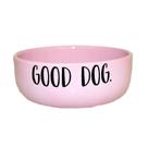 Comedouro Pet Injet Cerâmica Good Dog Rosa para Cães - 390ml