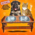 Comedouro Pet Suspenso Para Gato e Cachorro Com TAMPAS