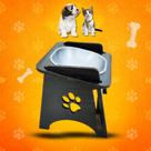 Comedouro Pet Suspenso Para Gato e Cachorro Com TAMPAS