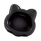 Comedouro Plast Pet Zooplast Face Cat Preto para Gatos 130ml