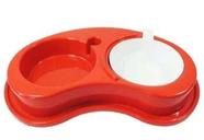 Comedouro Plastico Anti - Form Luxo Duplo G - Furacão Pet