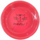 Comedouro porcelana gato vermelho 250ml Comedouro porcelana gato vermelho 250ml