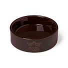 Comedouro Reto Em Cerâmica Pote Para Gato Marrom P Comedouro Reto Em Cerâmica Pote Para Gato Marrom P