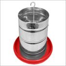 Comedouro Tubular 10kg p/ Frango Aves Galinha Faisão