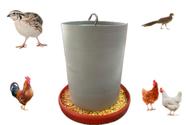 Comedouro Tubular de Plástico 5kg para Aves - Praticidade e Eficiência para Seus Animais!