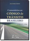 Comentários ao Código de Trânsito Brasileiro