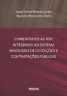 Comentários ao Rdc Integrado ao Sistema Brasileiro de Licitações e Contrata