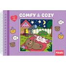 Comfy & Cozy - Livro de Colorir Caderno de Desenho Pintura Capa Dura Folhas Grossas 96 Folha