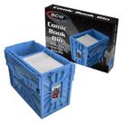 Comic Book Bin BCW Short Holds 150 Comics Plastic Blue
