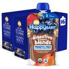 Comida orgânica para bebês Happy Baby Digestive Blends, bolsa de 113 ml x16