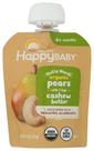 Comida para bebês Happy Baby Nutty Blends Peras e Manteiga de Caju 85g x8