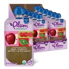 Comida para bebês Plum Organics Stage 2: Maçã, framboesa, espinafre, 99g x12