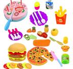 Comidinha Brinquedo De Cortar Cozinha Verduras Frutas tiras autocolantes