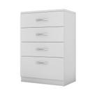 Comoda 04 Gavetas Astral Branco Demobile