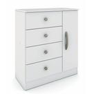 Cômoda 1 Porta 4 Gavetas Lisboa Móveis Sul Cômoda 1 Porta 4 Gavetas Lisboa Móveis Sul