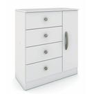 Cômoda 1 Porta 4 Gavetas Lisboa Móveis Sul Cômoda 1 Porta 4 Gavetas Lisboa Móveis Sul