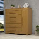 Cômoda 1 Porta 5 Gavetas 100% MDF 120cm Miosótis Espresso Móveis