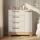 Cômoda 1 Porta E 4 Gavetas Organizador De Roupas Sapato Quarto