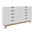 Cômoda 10 Gavetas 160cm Alice - Branco