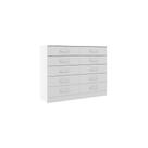 Cômoda 10 Gavetas MDP 117x92x40,5cm Branco 3017 Cômoda 10 Gavetas MDP 117x92x40,5cm Branco 3017