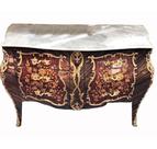 Cômoda 125cm Formosa Classica Bronze Marchetaria Florais