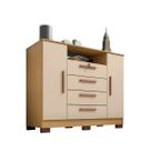 Cômoda 2 Portas 4 Gavetas 1,20x0,98 Bath - ÉdeCasaMóveis