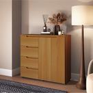 Cômoda 4 Gavetas 2 Portas para Dormitório Línea