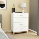 Cômoda - 4 Gavetas 700X990X450 Mm Legno Cômoda - 4 Gavetas 700X990X450 Mm Legno