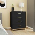 Cômoda - 4 Gavetas 700X990X450 Mm Legno Cômoda - 4 Gavetas 700X990X450 Mm Legno