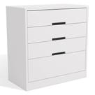 Comoda 4 Gavetas 91 Cm S824 Kappesberg Branco