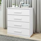Cômoda 4 Gavetas Baião Branco