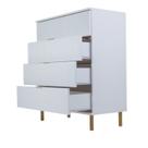 Cômoda 4 Gavetas Ditália - Dm-239 Branco