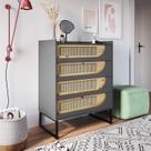 Cômoda 4 Gavetas MDF/MDP 85 cm Apolo