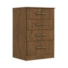Cômoda 4 Gavetas MS913 Castanho Wood 913331 Moval