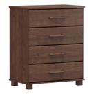 Comoda 5 Gavetas 1 Porta Ouro Café - FN