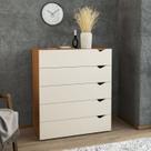 Cômoda 5 Gavetas 104,2x90x46 Cm Porto