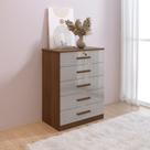 Cômoda 5 Gavetas com Chave MDF Rio
