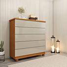 Cômoda 5 Gavetas com pés 86cm Premium Cômoda 5 Gavetas com pés 86cm Premium