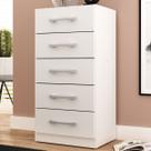 Cômoda 5 Gavetas Savana Branco - Pnr Móveis Cômoda 5 Gavetas Savana Branco - Pnr Móveis