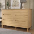 Cômoda 6 Gavetas 100% MDF Logan Yescasa