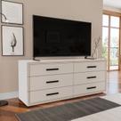 Cômoda 6 Gavetas 611x150,1x46 Cm Valência