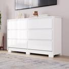 Cômoda 6 Gavetas Layla Casa 812 Branco Cômoda 6 Gavetas Layla Casa 812 Branco