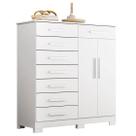 Comoda 7 Gavetas Albatroz Verona Branco Comoda 7 Gavetas Albatroz Verona Branco
