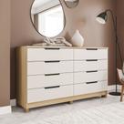 Cômoda 8 Gavetas 100% Mdf Barcelona